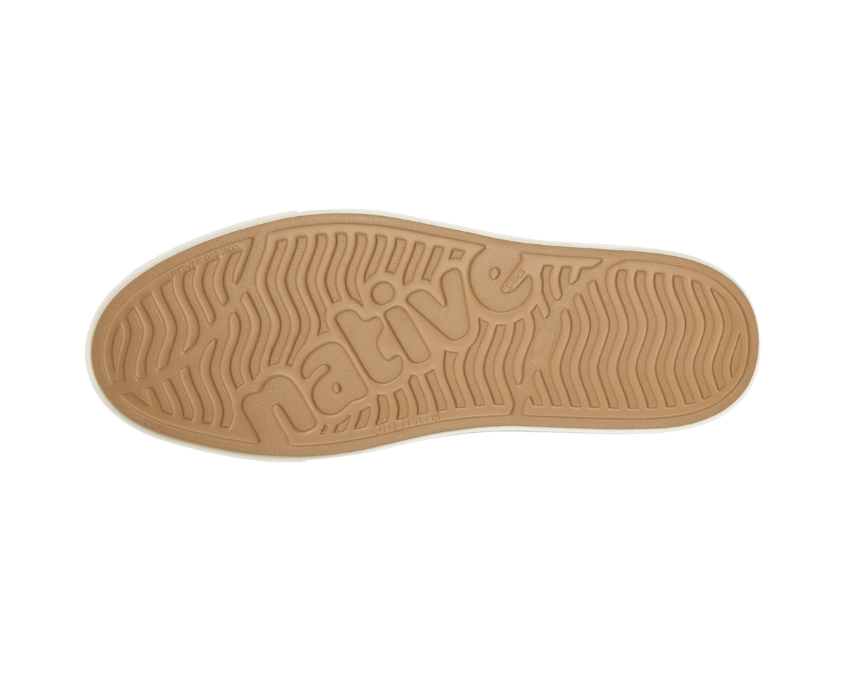 Bottom view of a Native Shoes Jefferson Arc Wf Metallic | Skyway Blue Metallic / Whisper White Footwear in Skyway Blue Metallic / Whisper White