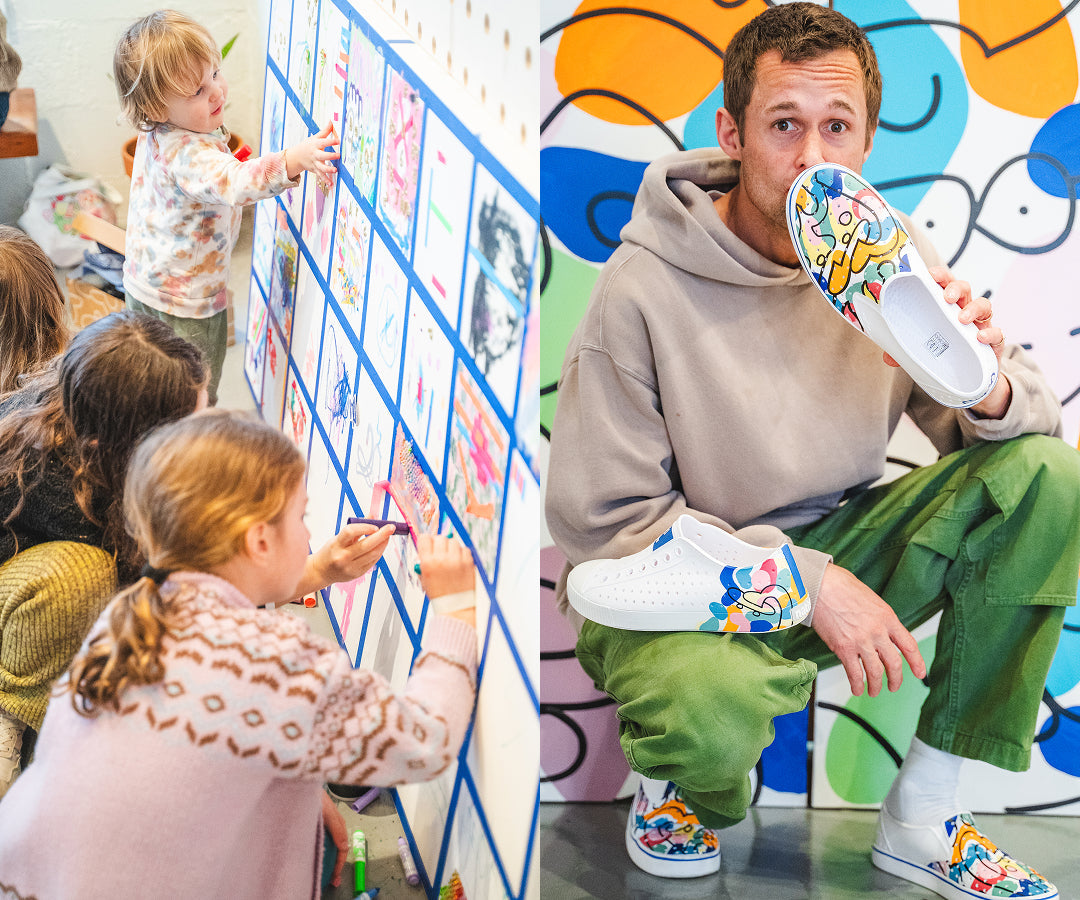 Art and soles with artist Sebo Walker