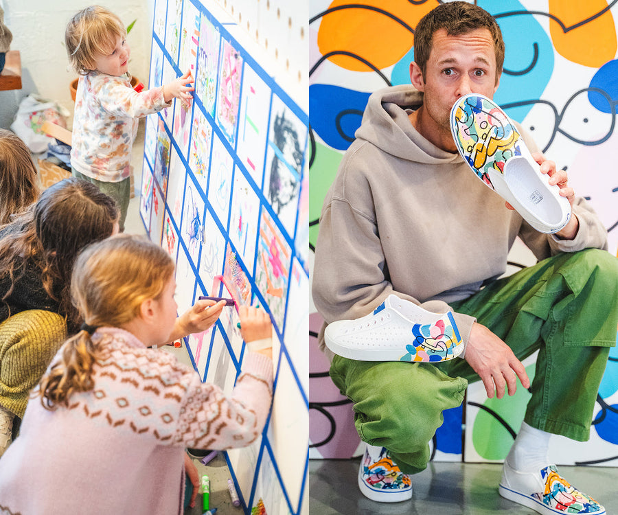 Art and soles with artist Sebo Walker