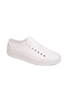 Bottom view of a Native Shoes Jefferson | Shell White / Shell White Footwear in Shell White / Shell White