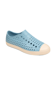 Bottom view of a Native Shoes Jefferson | Flux Blue / Bone White Footwear in Flux Blue / Bone White