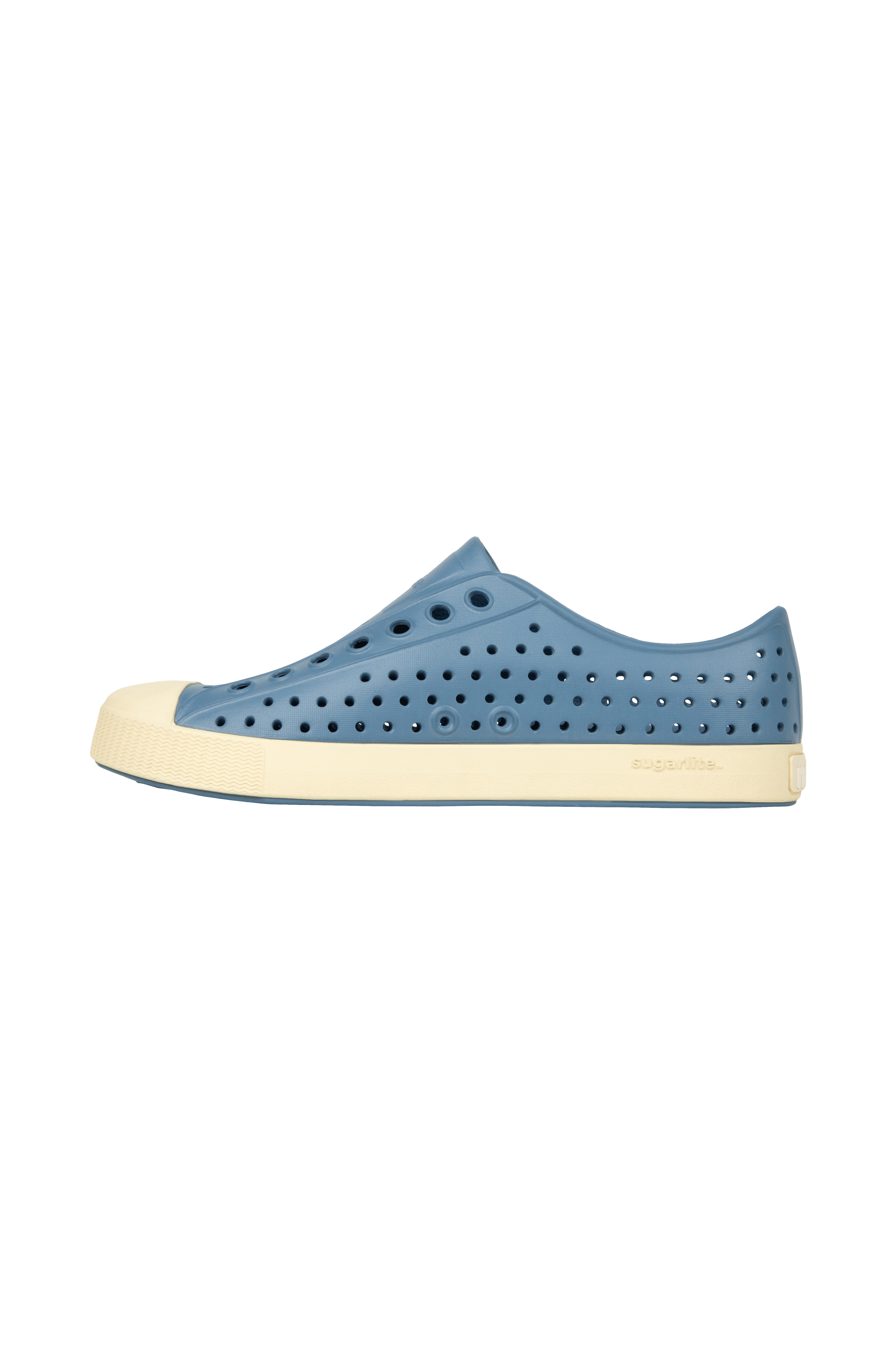 Bottom view of a Native Shoes Jefferson | Oasis Blue / Bone White Footwear in Oasis Blue / Bone White