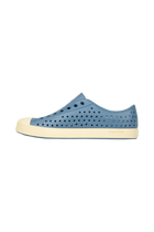Bottom view of a Native Shoes Jefferson | Oasis Blue / Bone White Footwear in Oasis Blue / Bone White