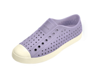 Angled view of a Native Shoes Jefferson | Taro Purple / Bone White Footwear in Taro Purple / Bone White