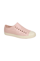 Bottom view of a Native Shoes Jefferson | Chameleon Pink / Bone White Footwear in Chameleon Pink / Bone White