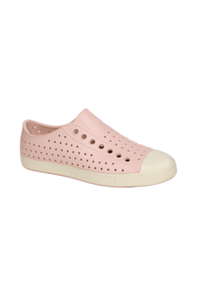 Bottom view of a Native Shoes Jefferson | Chameleon Pink / Bone White Footwear in Chameleon Pink / Bone White