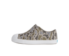 Side view of a Native Shoes Kids Jefferson Print Kids Footwear in Slkgry/Shlwht/Vetcamo