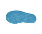 Bottom view of a Native Shoes Kids Jefferson Print Kids | Aquarius Blue / Shell White / Anchors Footwear in Aquarius Blue / Shell White / Anchors