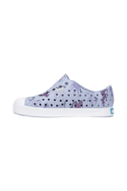 Angled view of a Native Shoes Kids Jefferson Print Kids | Skwybl/Shlwht/Twrlhorses Footwear in Skwybl/Shlwht/Twrlhorses