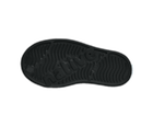 Bottom view of a Native Shoes Kids Jefferson Block Kids | Jiffy Black / Shell White / Peace Alien Block Footwear in Jiffy Black / Shell White / Peace Alien Block