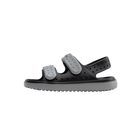 Side view of a Native Shoes Kids Chase Kids Footwear in Jiffy Black / Satellite Grey