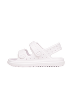 Angled view of a Native Shoes Kids Chase Kids | Shell White / Shell White Footwear in Shell White / Shell White