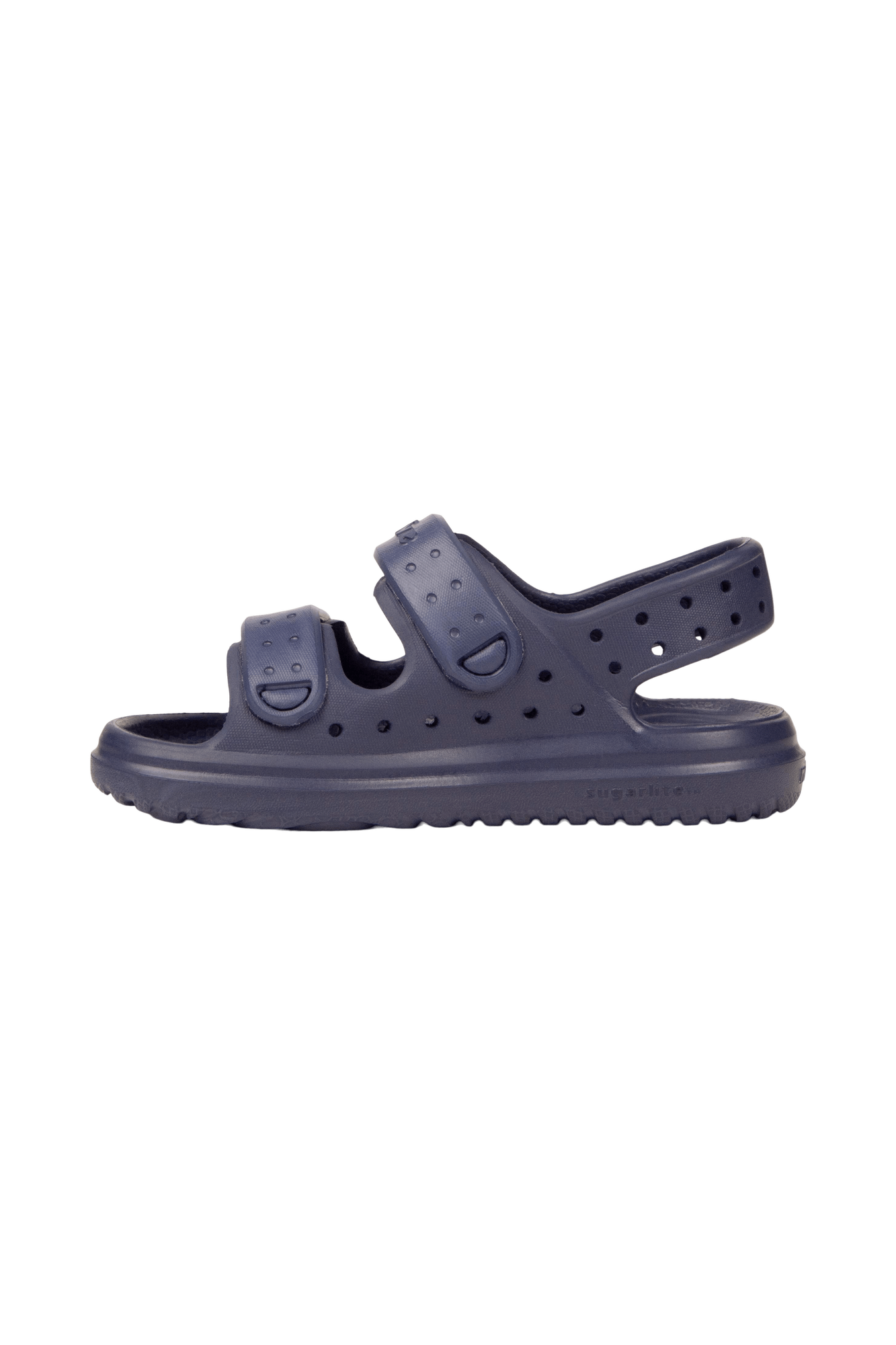 Angled view of a Native Shoes Kids Chase Kids | Regatta Blue / Regatta Blue Footwear in Regatta Blue / Regatta Blue