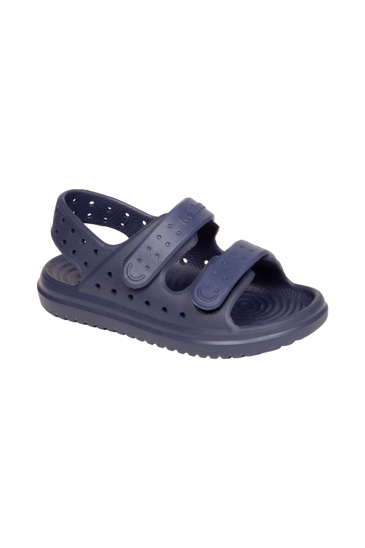Bottom view of a Native Shoes Kids Chase Kids | Regatta Blue / Regatta Blue Footwear in Regatta Blue / Regatta Blue