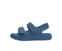 Side view of a Native Shoes Kids Chase Kids Footwear in Oasis Blue / Oasis Blue