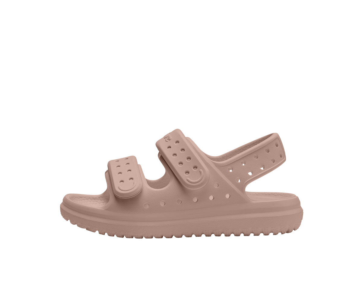 Side view of a Native Shoes Kids Chase Kids Footwear in Chameleon Pink / Chameleon Pink