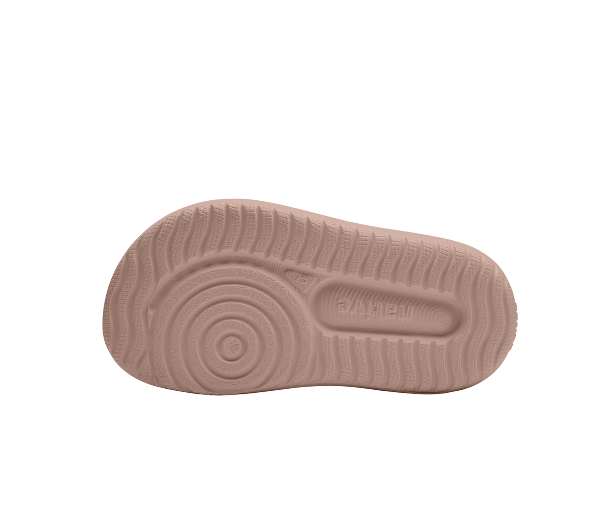 Bottom view of a Native Shoes Kids Chase Kids | Chameleon Pink / Chameleon Pink Footwear in Chameleon Pink / Chameleon Pink