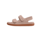Side view of a Native Shoes Kids Chase Kids Footwear in Chameleon Pink / Sierra Brown