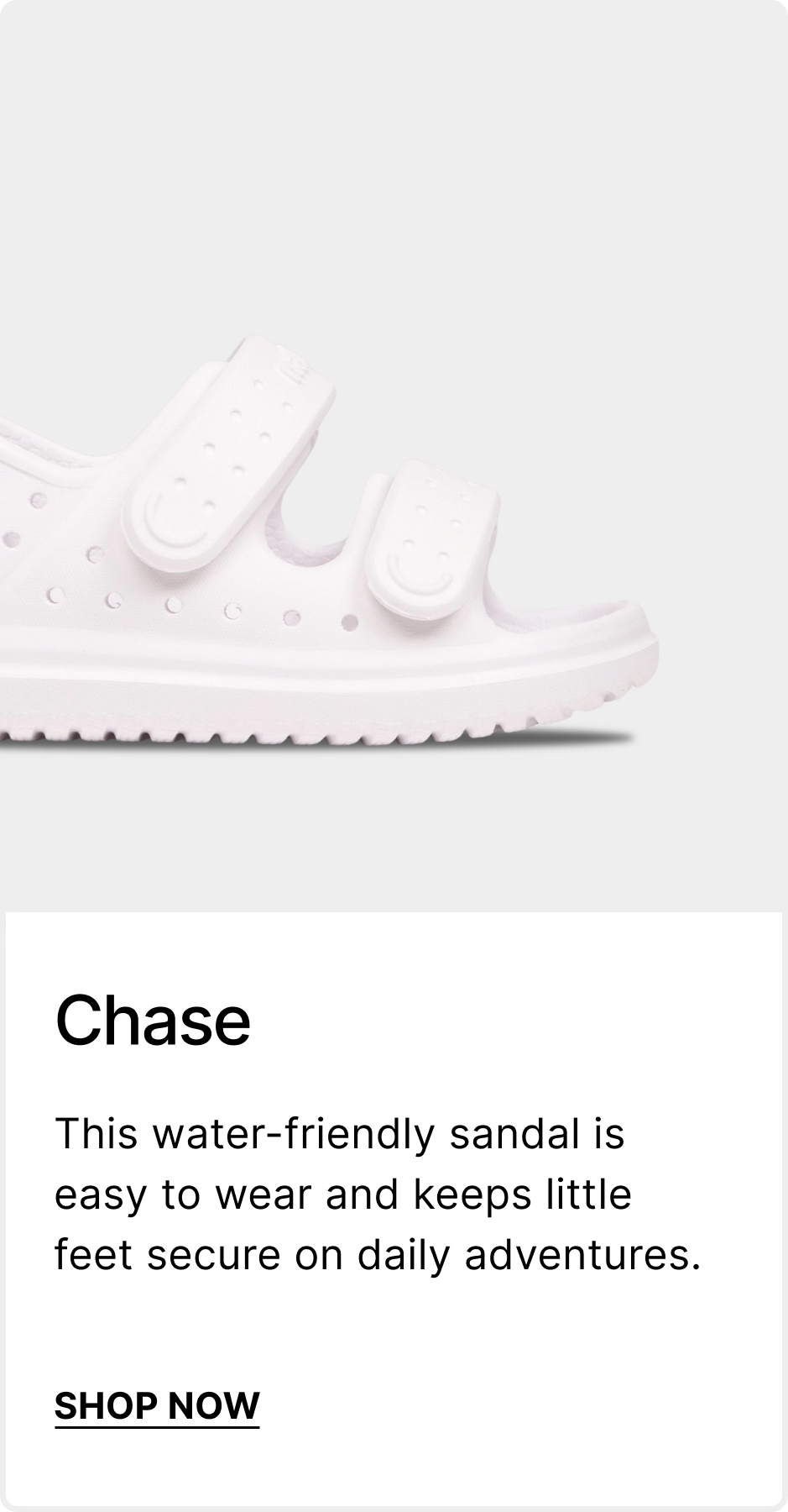 Chase Kids - This water-friendly sandal is easy to wear and keeps little feet secure on daily adventures. - SHOP NOW