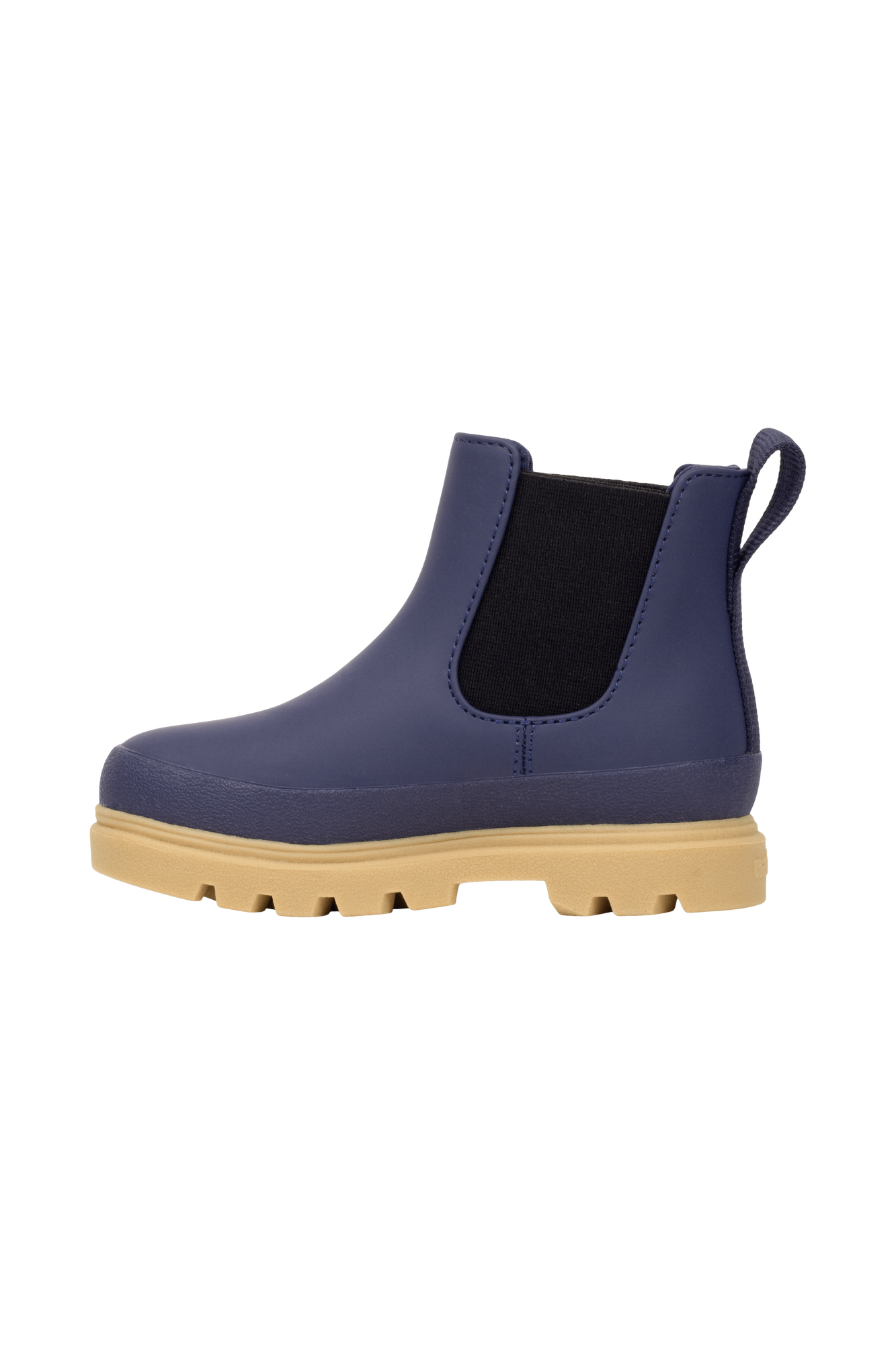 Angled view of a Native Shoes Kids Kensington Chelsea Kids | Rgtabl/Gumbr Footwear in Rgtabl/Gumbr