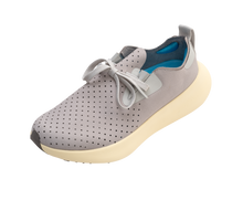 Angled view of a Native Shoes Apollo 10 | Ghost Grey / Tapioca Off White Footwear in Ghost Grey / Tapioca Off White