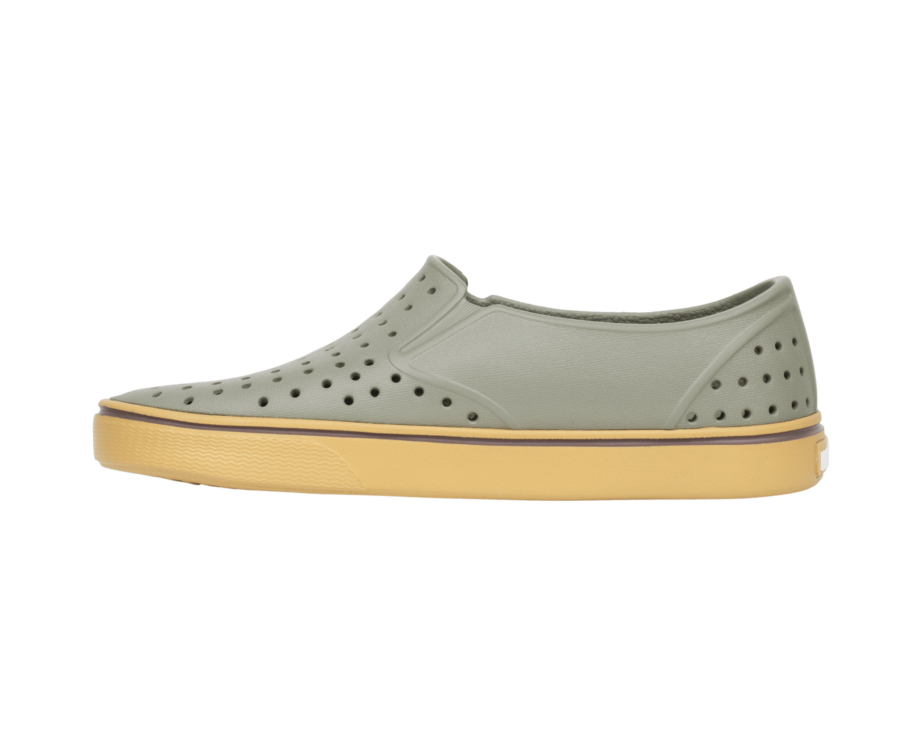 Angled view of a Native Shoes Miles Wanderfoam | Vetgry/Hevbr Footwear in Vetgry/Hevbr