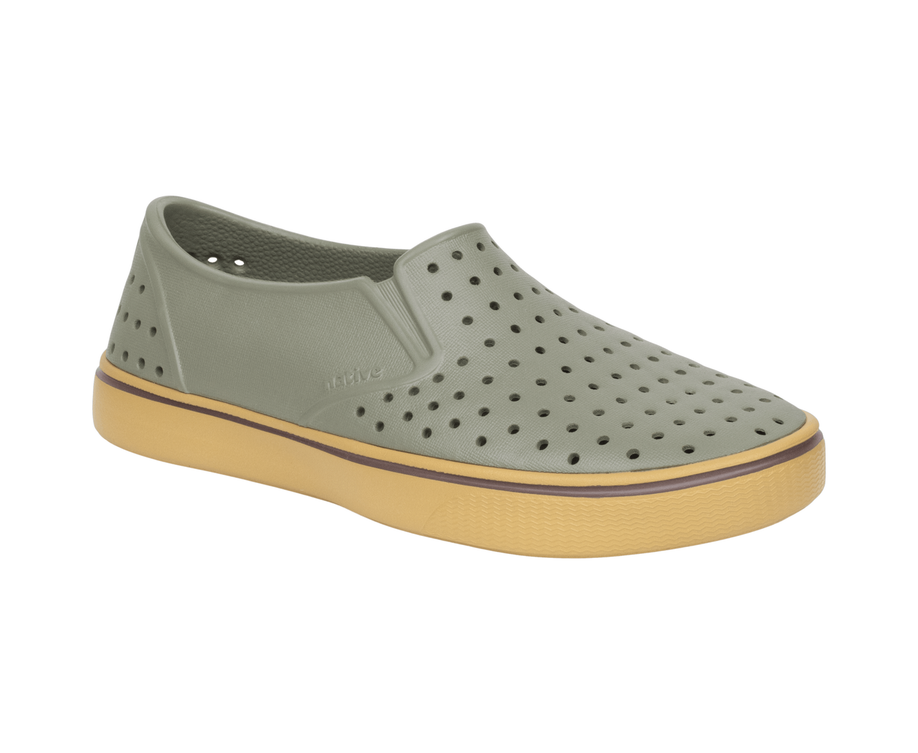 Bottom view of a Native Shoes Miles Wanderfoam | Vetgry/Hevbr Footwear in Vetgry/Hevbr