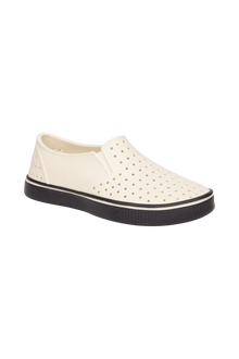Bottom view of a Native Shoes Miles Wanderfoam | Bnwht/Jfyblk Footwear in Bnwht/Jfyblk