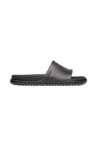 Side view of a Native Shoes Adults Spencer Lx Wanderfoam Footwear in Jiffy Black / Jiffy Black