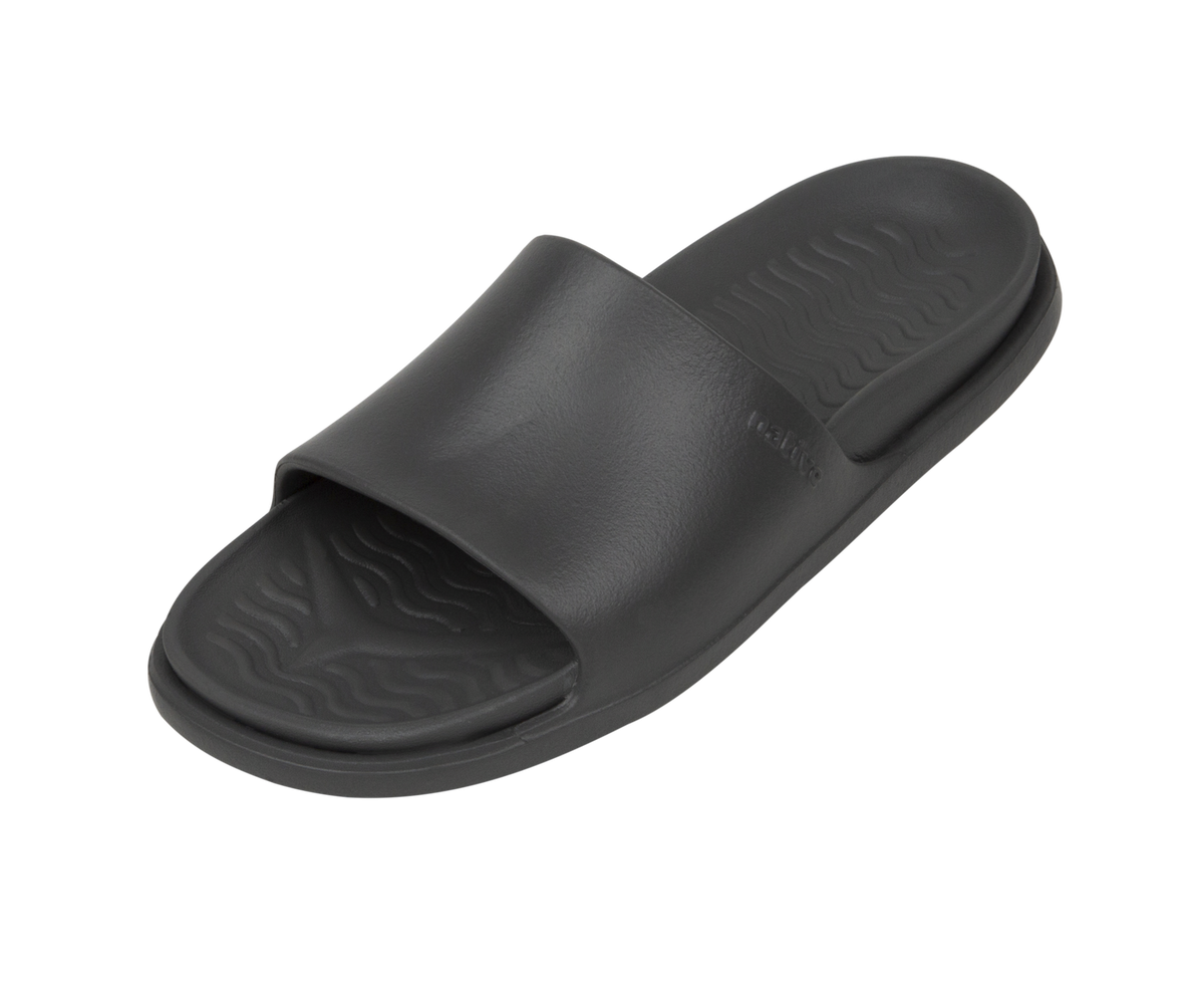 Angled view of a Native Shoes Spencer Lx Wanderfoam | Dublin Grey Footwear in Dublin Grey
