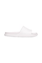 Side view of a Native Shoes Adults Spencer Lx Wanderfoam Footwear in Shell White / Shell White