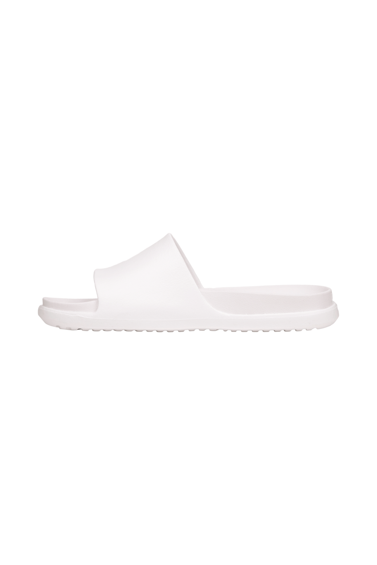 Angled view of a Native Shoes Spencer Lx Wanderfoam | Shell White / Shell White Footwear in Shell White / Shell White