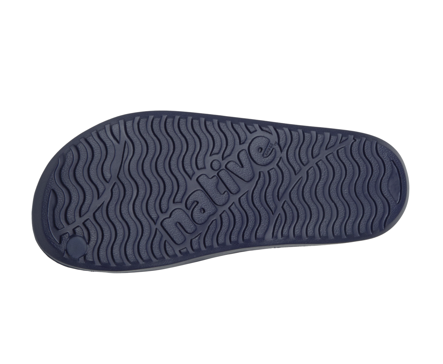 Bottom view of a Native Shoes Spencer Lx Wanderfoam | Regatta Blue / Hyams Grey Footwear in Regatta Blue / Hyams Grey