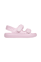 Side view of a Native Shoes Kids Chase Bio-Bling Kids Footwear in Barely Pink Bling / Barely Pink