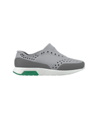 Side view of a Native Shoes Adults Lennox Wanderfoam Block Footwear in Mist Grey / Shell White / Satellite Alpine