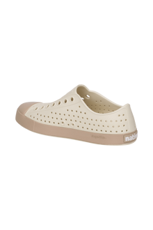 Bottom view of a Native Shoes Jefferson Wanderfoam Block | Bnwht/Flxtn/Campvanbloc Footwear in Bnwht/Flxtn/Campvanbloc