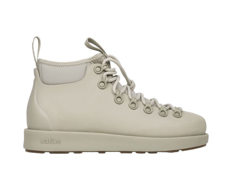 Side view of a Native Shoes Adults Fitzsimmons Venture Footwear in Astrogry/Astrogry