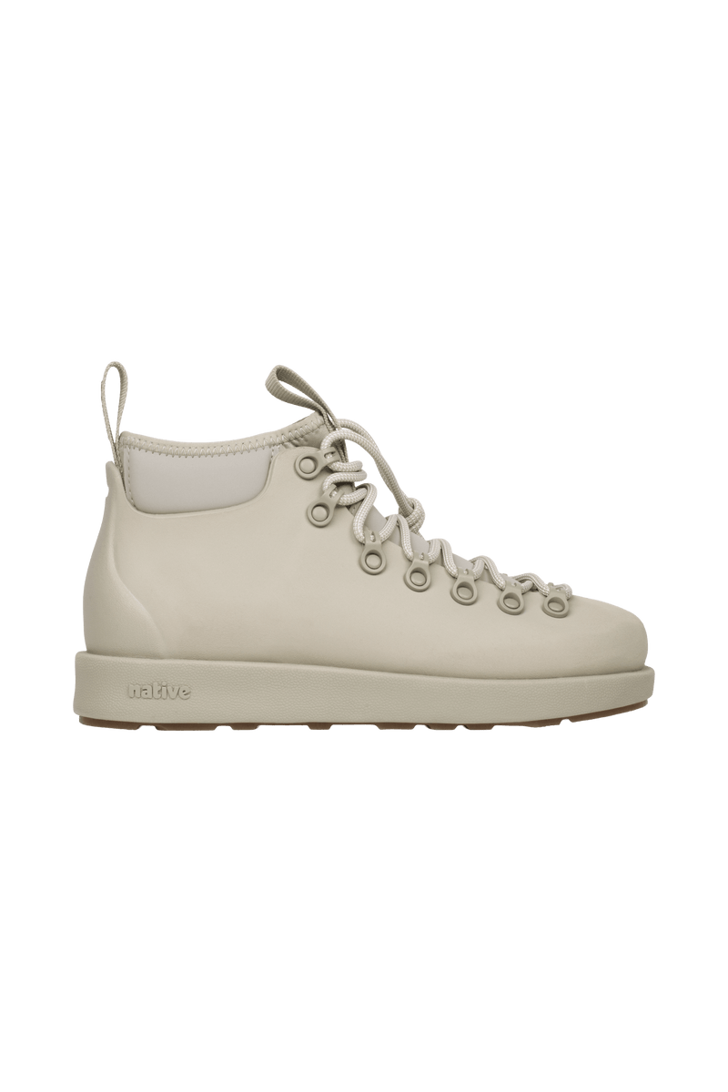 Side view of a Native Shoes Adults Fitzsimmons Venture Footwear in Astrogry/Astrogry