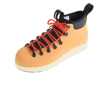 Angled view of a Native Shoes Fitzsimmons Venture | Quicksand Brown / Tapioca Off White Footwear in Quicksand Brown / Tapioca Off White