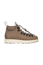 Side view of a Native Shoes Adults Fitzsimmons Venture Footwear in Bstabr/Bnwht