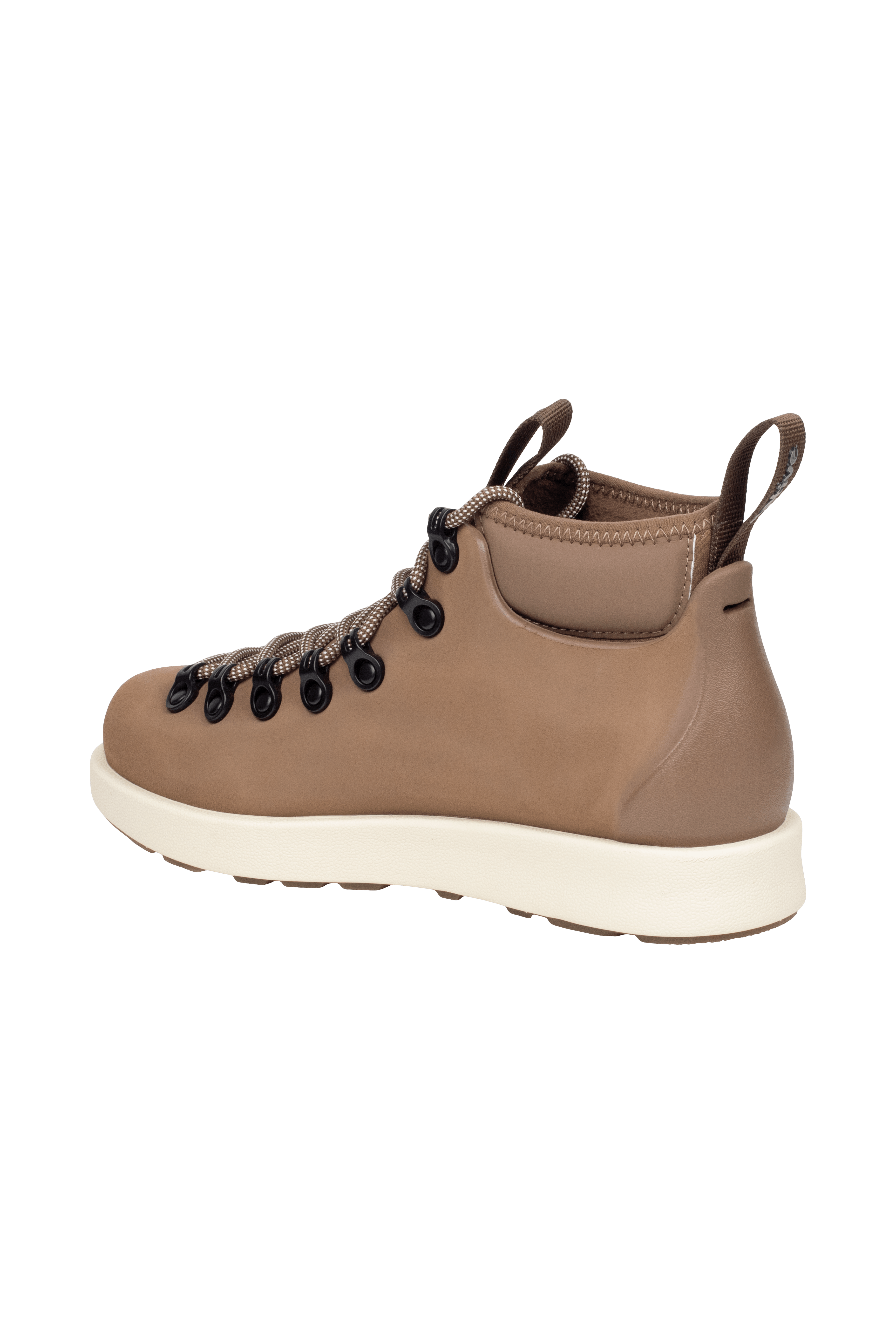 Bottom view of a Native Shoes Fitzsimmons Venture | Bstabr/Bnwht Footwear in Bstabr/Bnwht