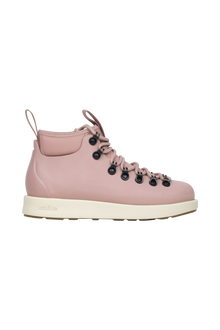 Side view of a Native Shoes Adults Fitzsimmons Venture Footwear in Caypnk/Bnwht