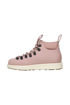 Angled view of a Native Shoes Fitzsimmons Venture | Caypnk/Bnwht Footwear in Caypnk/Bnwht