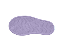 Bottom view of a Native Shoes Kids Jefferson Bio-Bling Kids | Fresco Twirling Bling / Shell White Footwear in Fresco Twirling Bling / Shell White