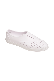 Bottom view of a Native Shoes Jericho Wanderfoam | Shell White / Shell White Footwear in Shell White / Shell White