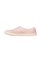 Angled view of a Native Shoes Jericho Wanderfoam | Chameleon Pink / Bone White Footwear in Chameleon Pink / Bone White