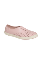 Bottom view of a Native Shoes Jericho Wanderfoam | Chameleon Pink / Bone White Footwear in Chameleon Pink / Bone White