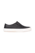 Side view of a Native Shoes Adults Jefferson Arc Wanderfoam Footwear in Jiffy Black / Whisper White