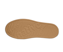 Bottom view of a Native Shoes Jefferson Arc Wanderfoam | Jiffy Black / Whisper White Footwear in Jiffy Black / Whisper White