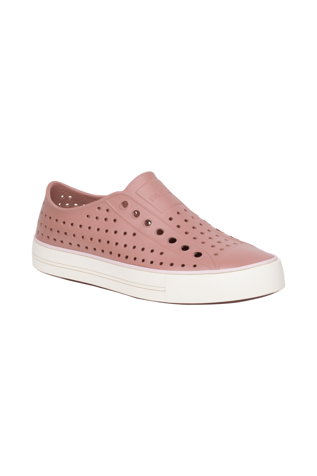 Bottom view of a Native Shoes Jefferson Arc Wanderfoam | Caypnk/Whsprwht Footwear in Caypnk/Whsprwht